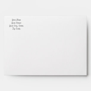 Black Damask Envelope
