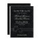 Black damask rose Save The Date cards