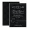 Black damask rose Save The Date cards
