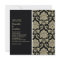 Black Damask Wedding Invitation