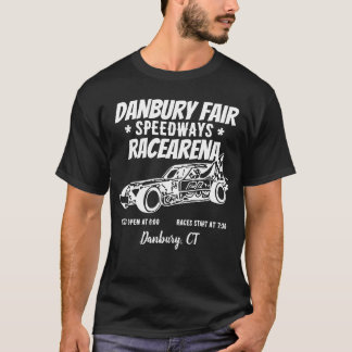 Black Danbury Fair Racearena Speedway 1-Sided Tee! T-Shirt