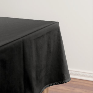 black dark tablecloth