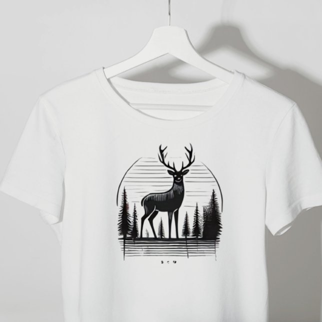 black dear T-Shirt (Creator Uploaded)