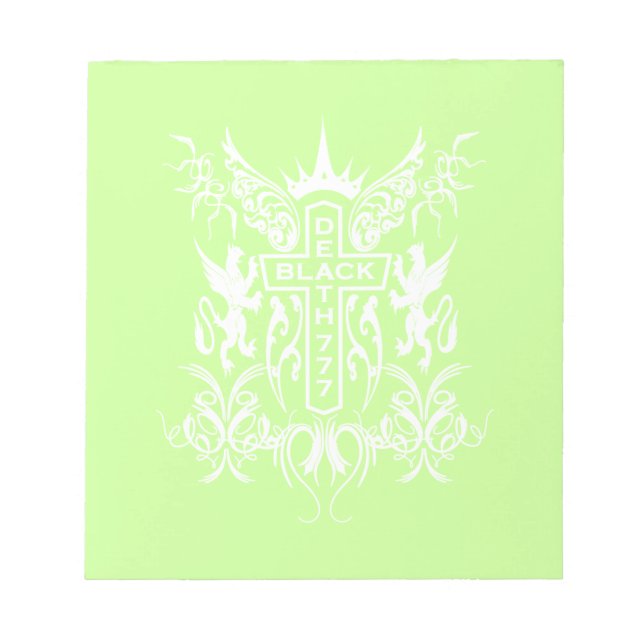 Black Death 777 - Cross Notepad (Front)