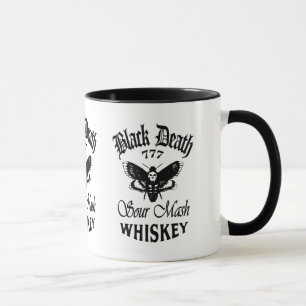 Black Death 777 - Deaths Head Whiskey Mug