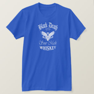 Black Death 777 - Deaths Head Whiskey T-Shirt