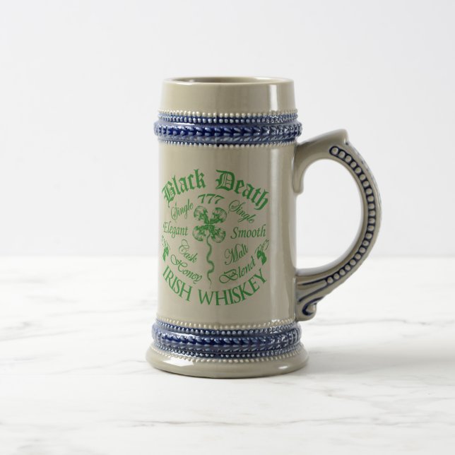 Black Death 777 - Honey Irish Whiskey Beer Stein (Right)
