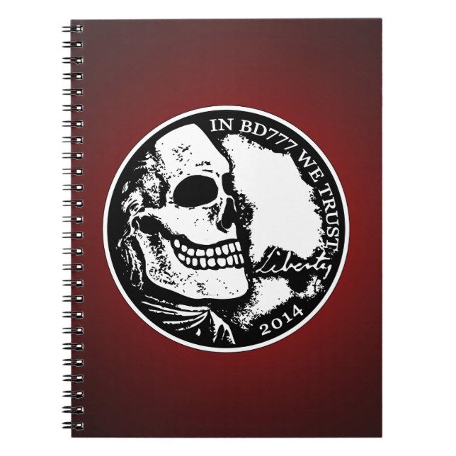 Black Death 777 - Liberty Spiral Notebook (Front)