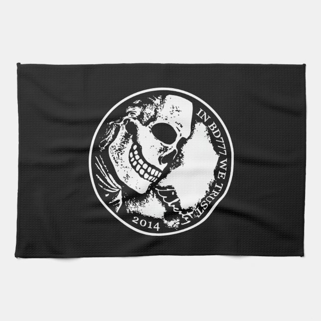 Black Death 777 - Liberty Tea Towel (Horizontal)