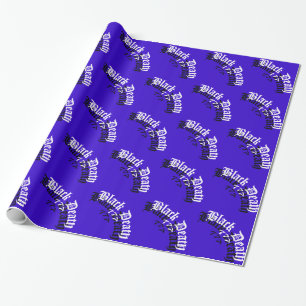 Black Death 777 Logo Wrapping Paper