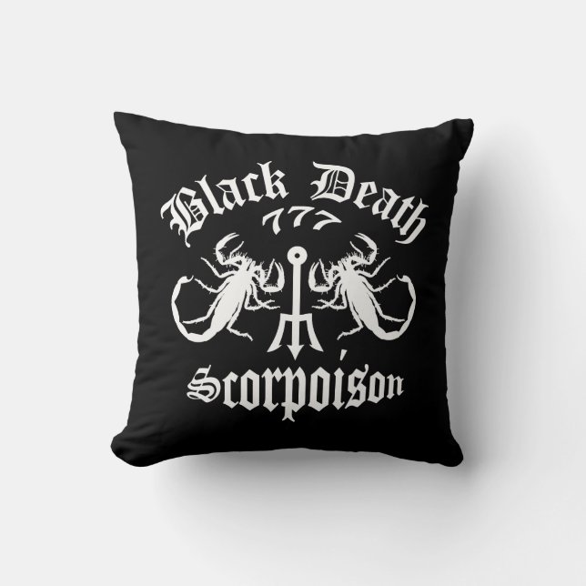 Black Death 777 - Scorpoison - Pillow (Front)