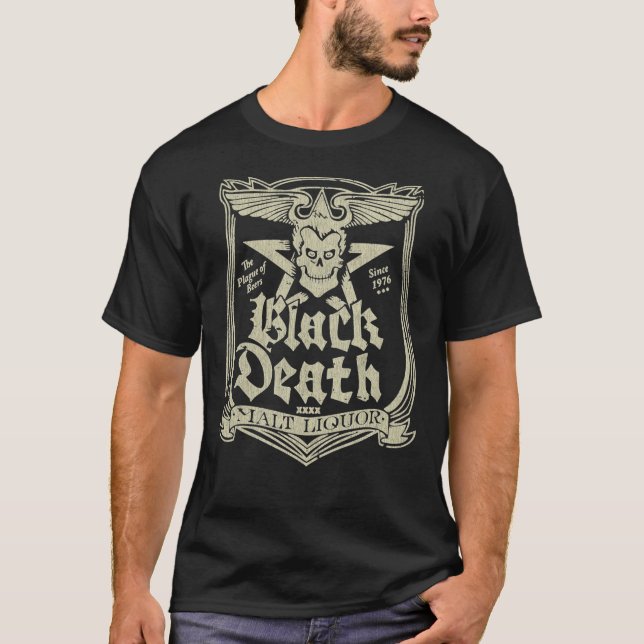 Black Death Malt Liquor Vintage Essential T-Shirt (Front)