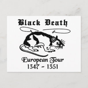 Black Death Postcard