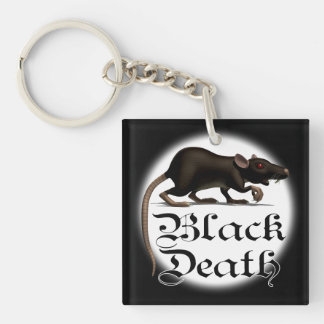 Black Death Rat Key Chains