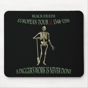 Black Death World Tour Original Design Mouse Pad