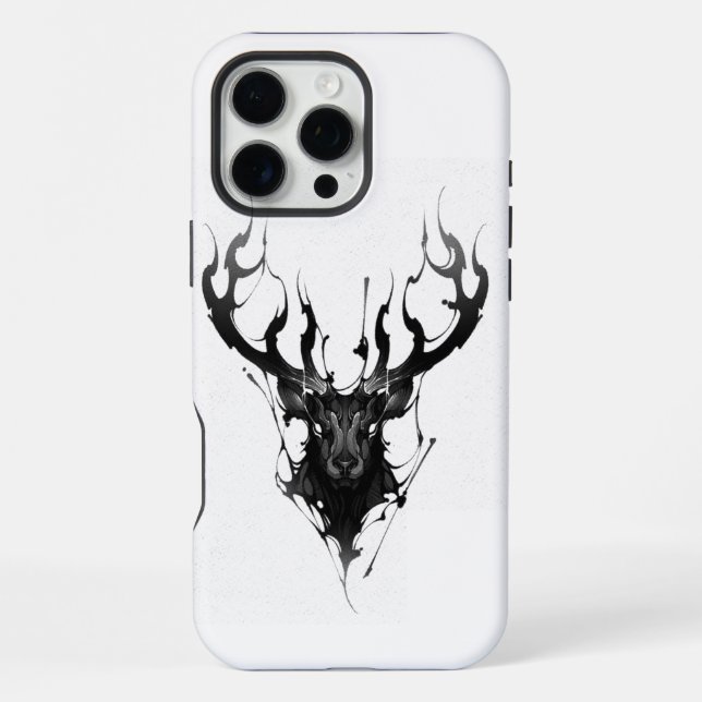 Black Deer for your iphone 16Pro Max Case (Back)