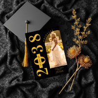 Black Delicate Arch MInimalist Grad Golden