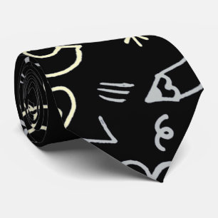 Black Design  Tie