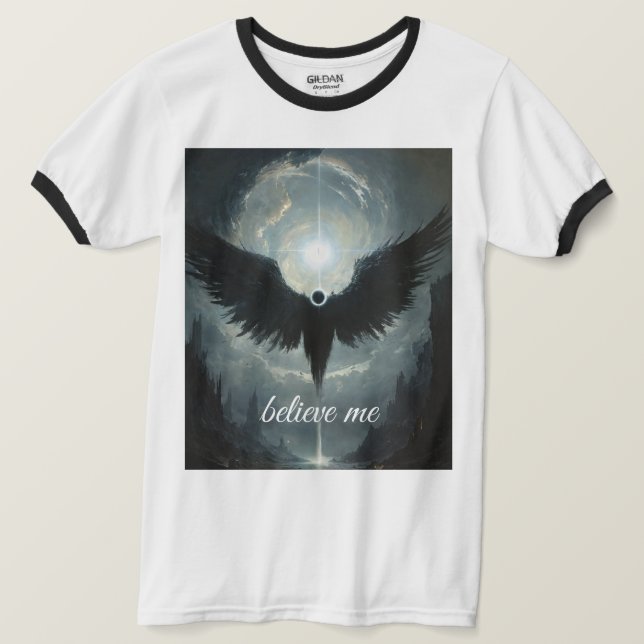 Black Devil Graphic Tee – Edgy Streetwear | Dark  (Design Front)