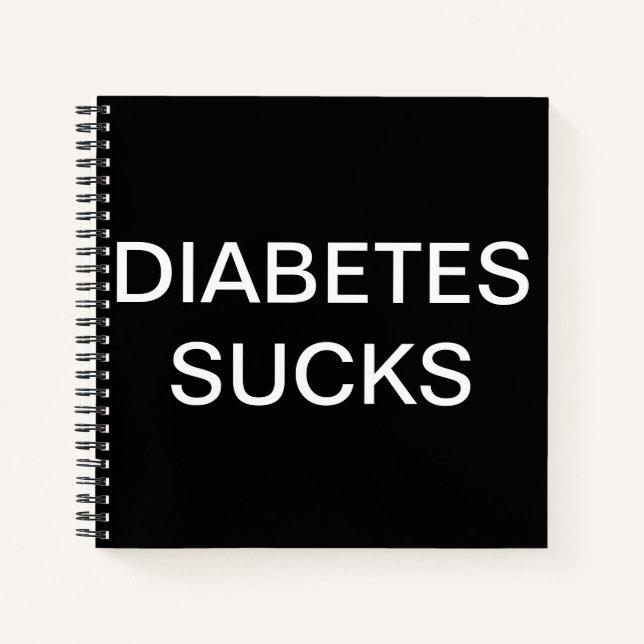 Black diabetes notebook (Front)