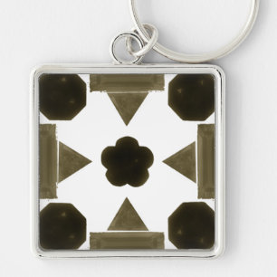 Black Diamond Fancy shapes Keychain