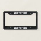 Black Diamond Plate and Custom Message