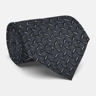 Black Diamond Plate  neck tie