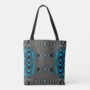 Black Diamonds -1-Swirl Tote Bag