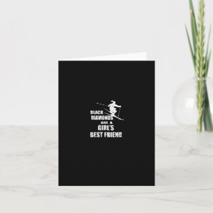 Black Diamonds Are A Girls Best Friend Longsleeve  Card