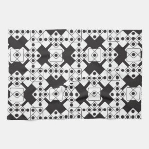 Black Dice Tea Towel