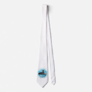 Black Doberman Pinscher Tie