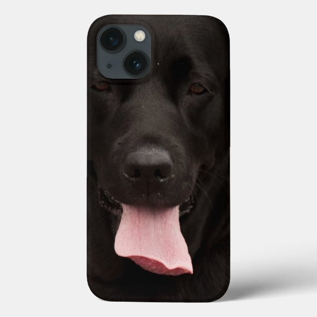 Black dog face Case-Mate iPhone case (Back)