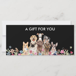 Black Dog grooming boutique pet sitter gift