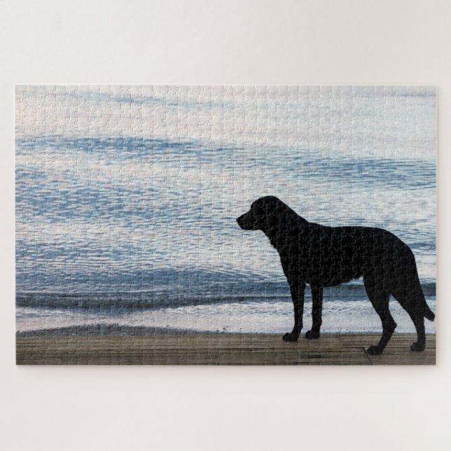 Black Dog Jigsaw Puzzle (Horizontal)
