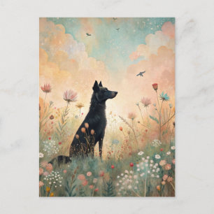 Black Dog Meadow Wildflowers  Postcard
