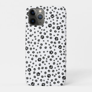 Black Dog Paw Prints Case-Mate iPhone Case