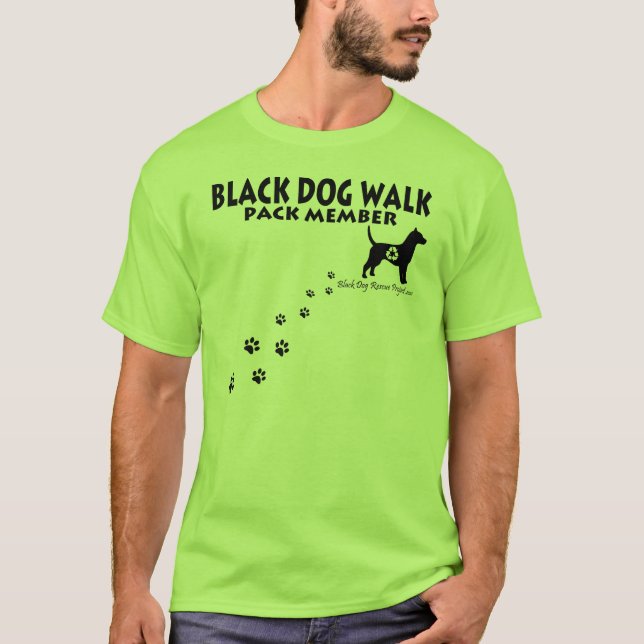 Black Dog Walk Shirts (Front)