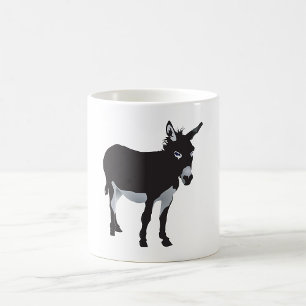 Black Donkey Coffee Mug