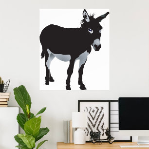 Black Donkey Poster