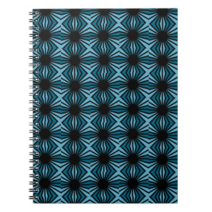 black dot abstract notebook