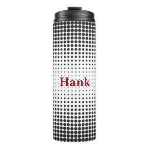 Black Dots Custom Thermal Tumbler