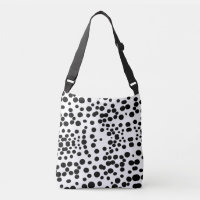 Black dots white background cow dalmatian dog