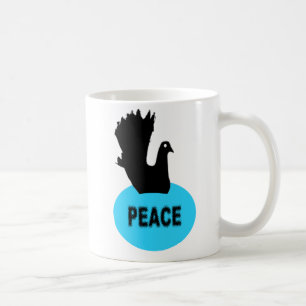 Black Dove Peace Mug