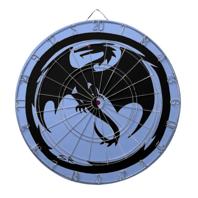 Black Dragon blue dartboard (Front)