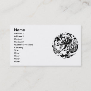 Black Dragon Business Card