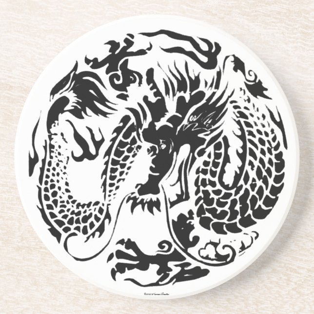 Black Dragon Coaster (Front)