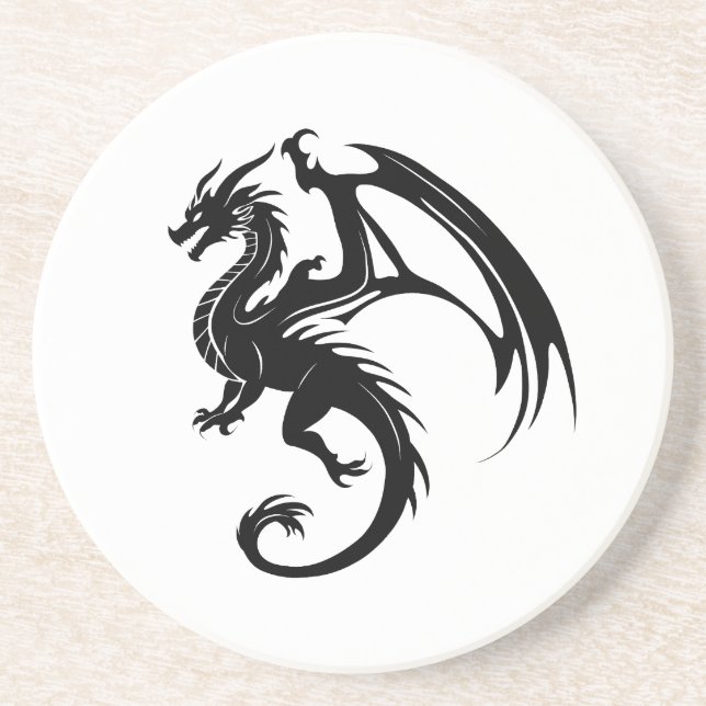 Black dragon coaster (Front)