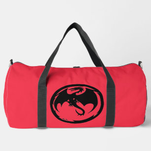 Black Dragon coral duffel bag