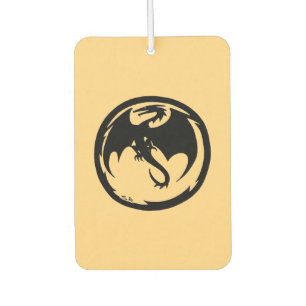 Black Dragon gold car air freshener