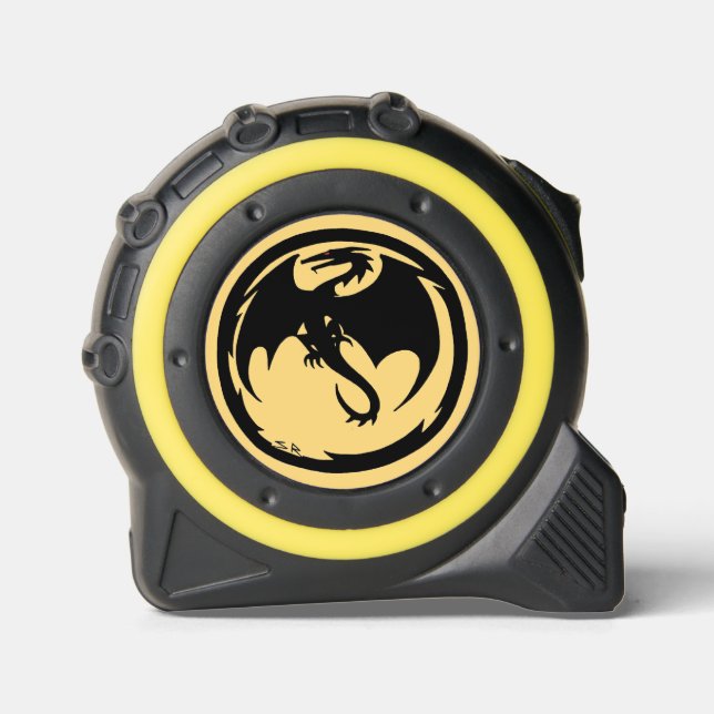 Black Dragon gold yellow tape measure 1 (Front)